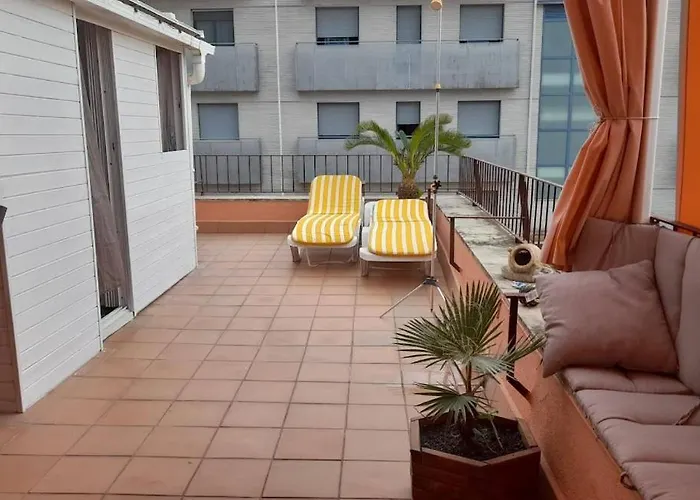 Terrassa-solarium Centre Апартаменти Платжа-д'Ару